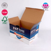 Custom colorful printing cardboard box packaging for spare parts